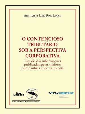 cover image of O contencioso tributário sob a perspectiva corporativa